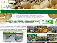 Tablet Screenshot of potato-machinery.com